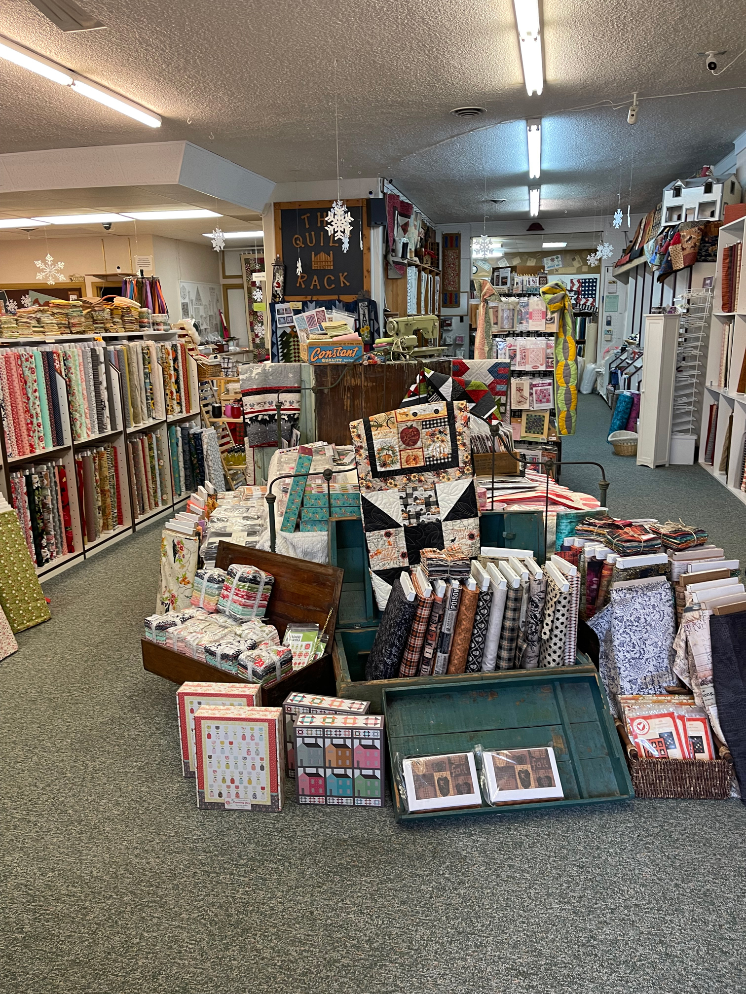 The Quilt Rack & Wool Cubby