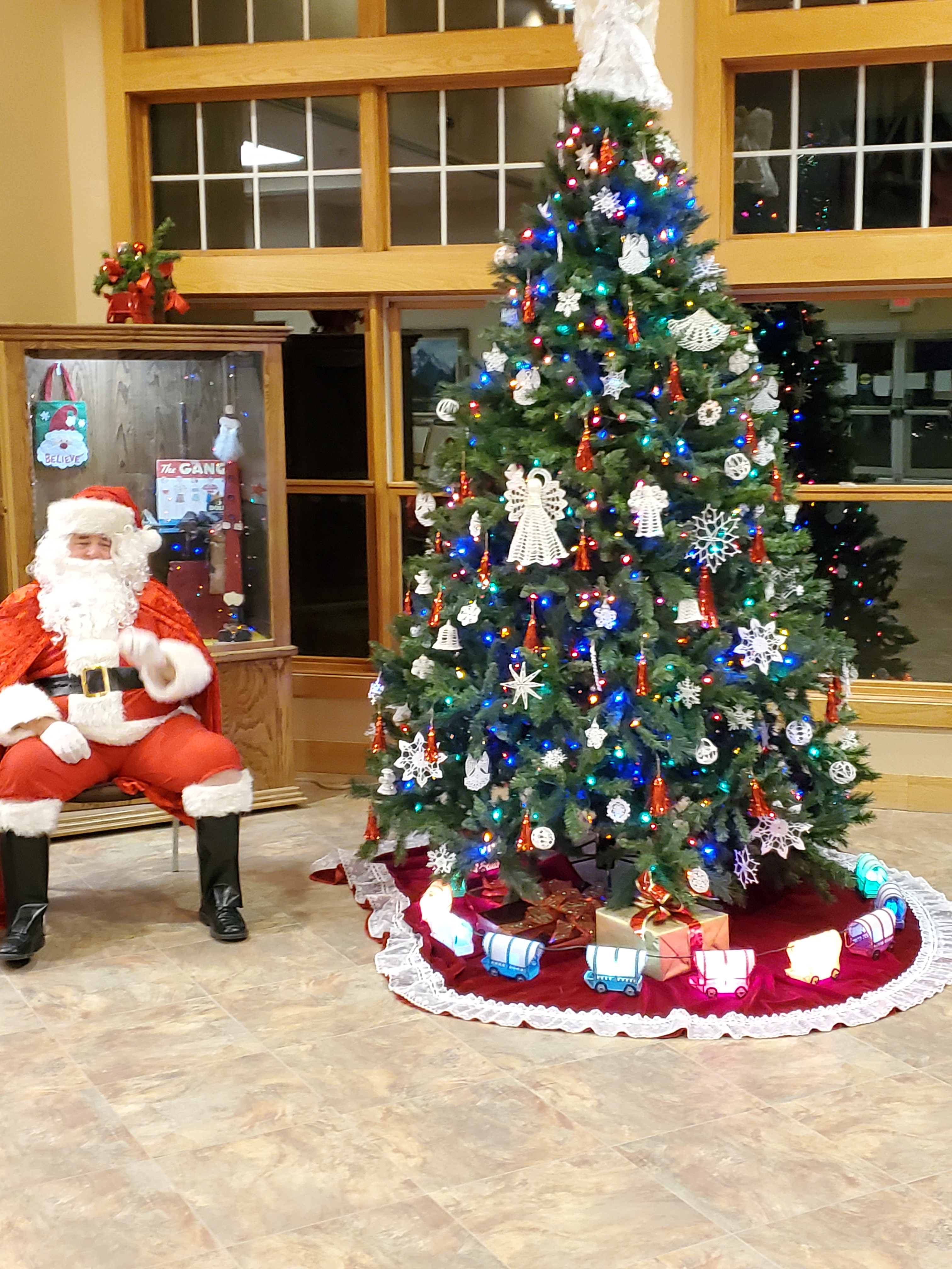 Christmas tree at Legacy of the Plains