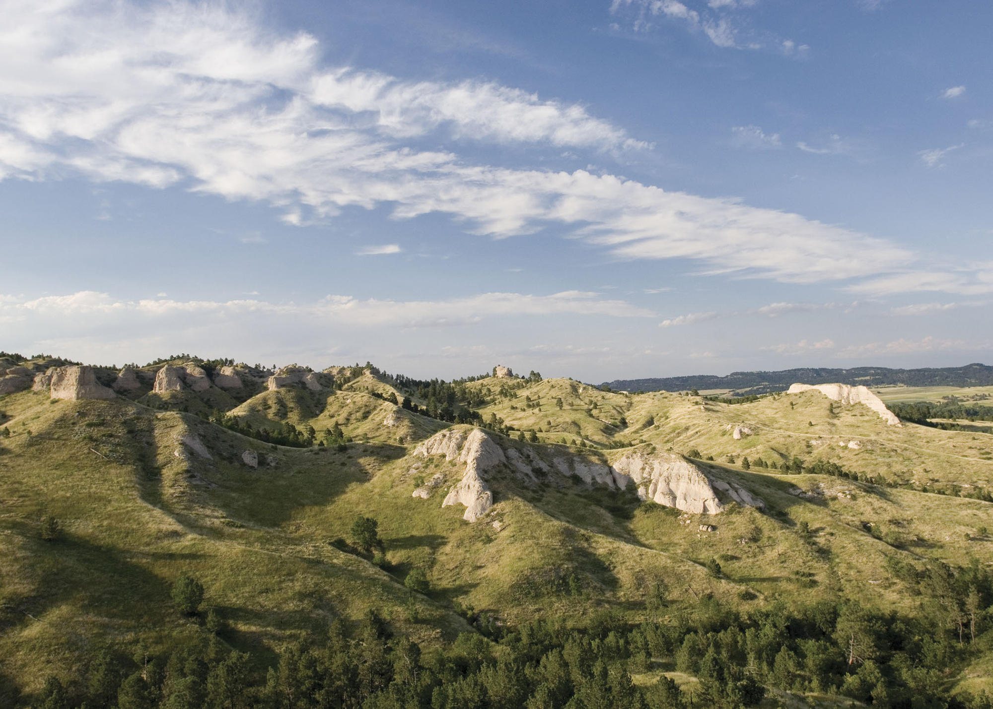 Scenic bluff view at Chadron State Park. 