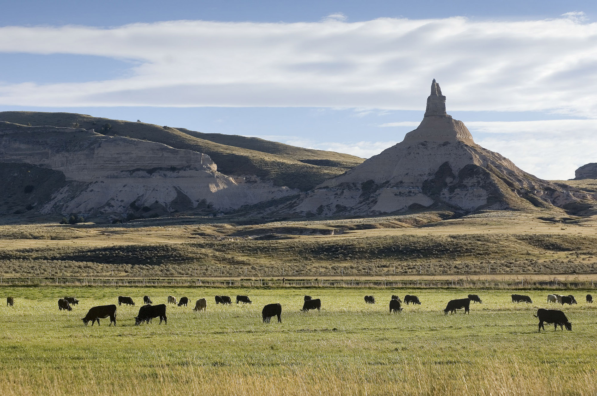 Beautiful view of Chimney Rock 