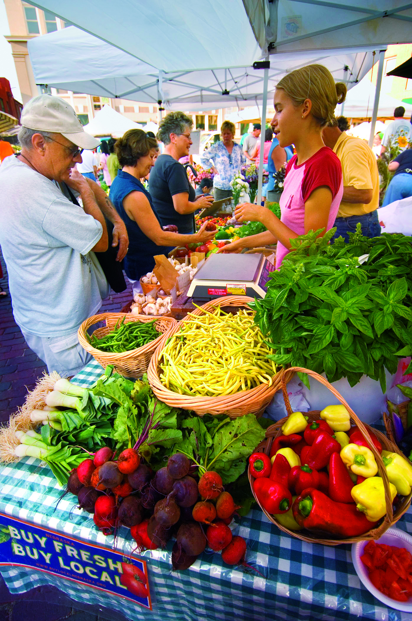 Haymarket Farmers Market in Lincoln, Nebraska