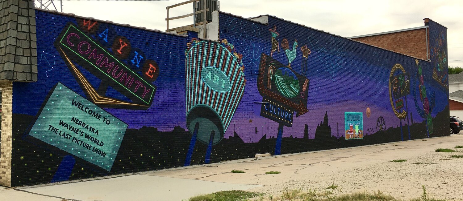 The Illuminated City mural