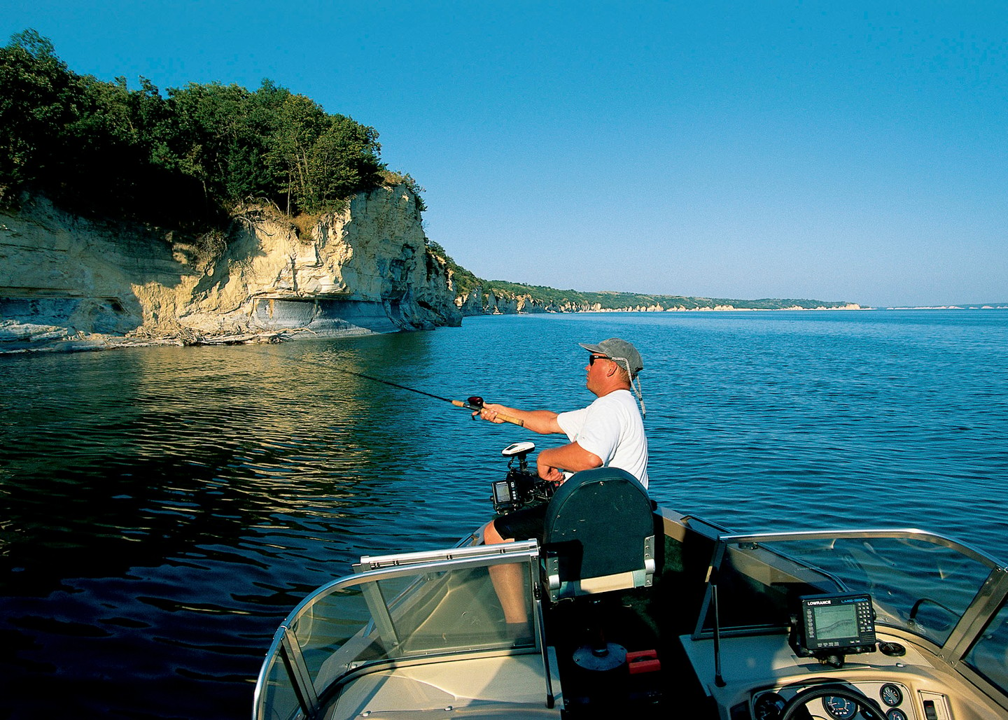 Fishing at Lewis and Clark Lake