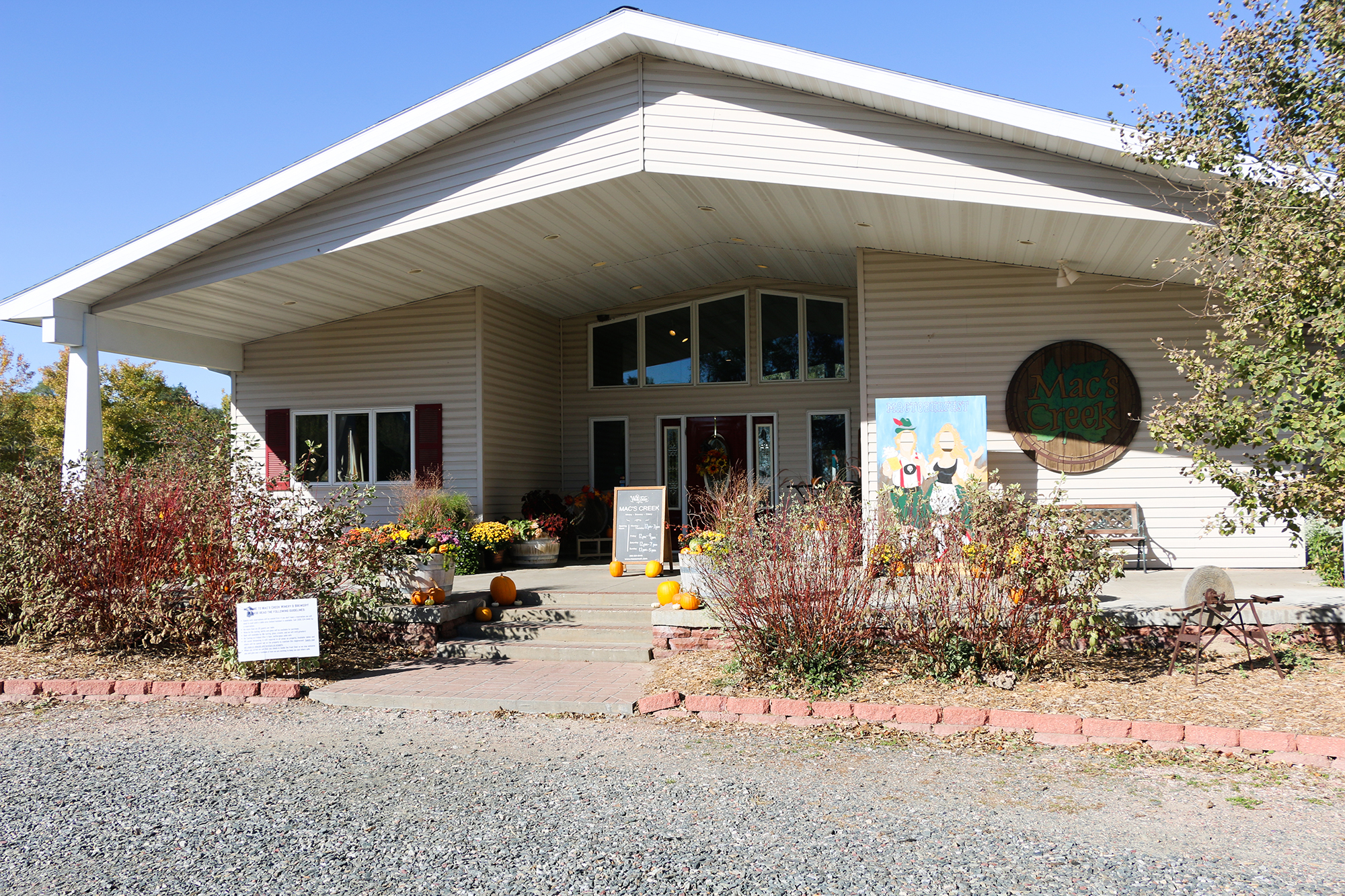 Mac's Creek Winery & Brewery in Lexington. 