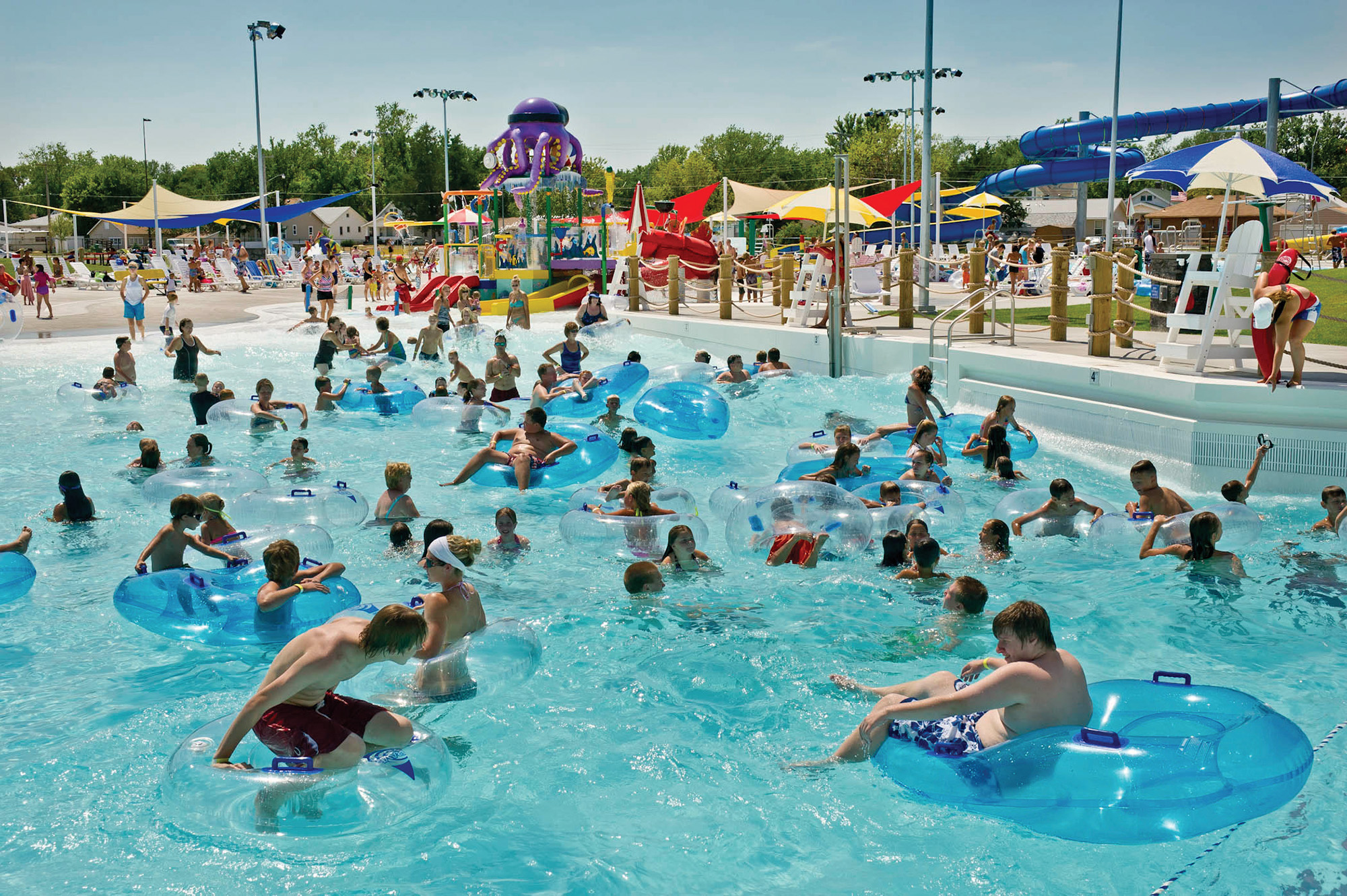 Wave pool at AquaVenture Water Park.