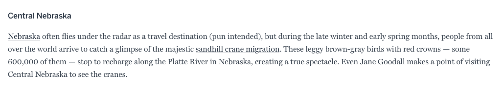 Central Nebraska Birding