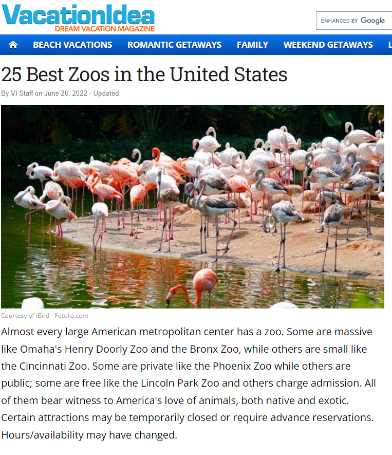 25 Best Zoos in the United States