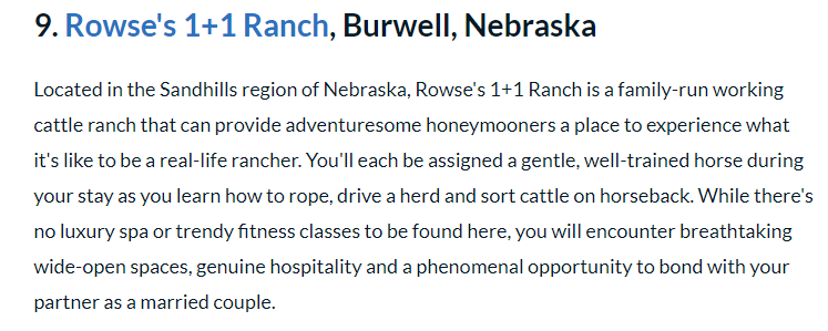 13 Romantic Honeymoon Ranches in the US