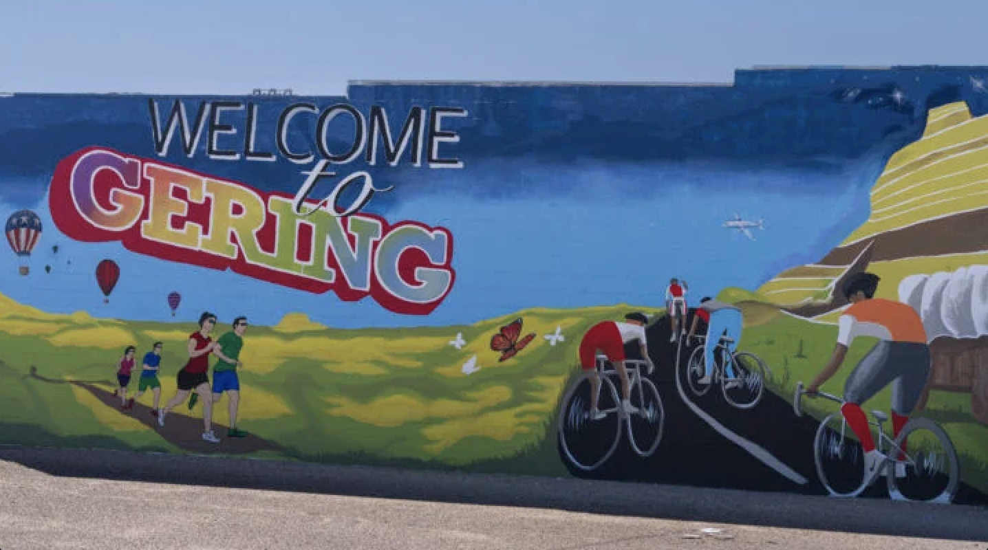 Welcome to Gering mural