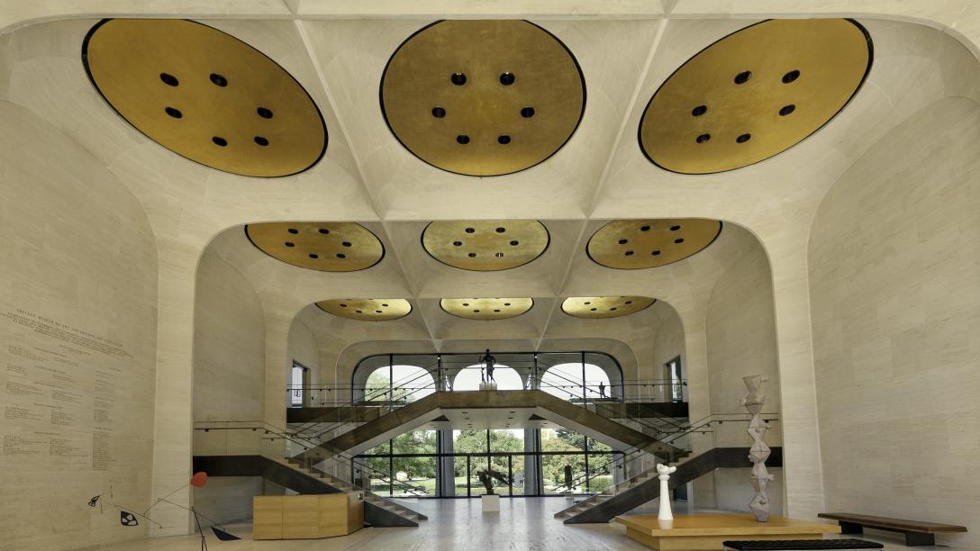 interior shot of the sheldon showing the staircases