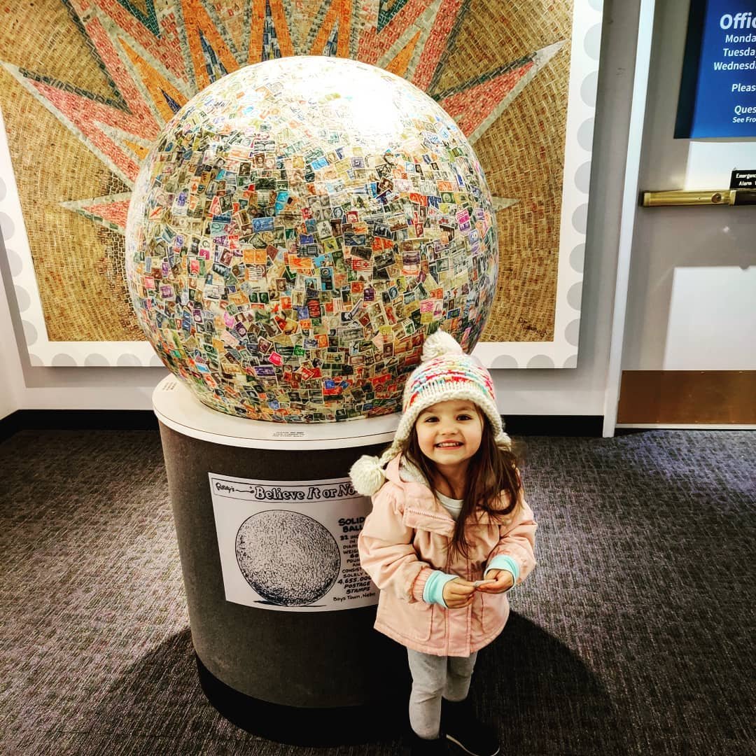 World's Largest Stamp Ball