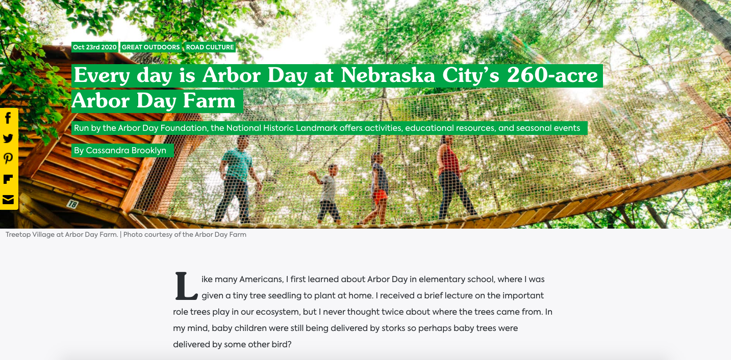 Every Day is Arbor Day Article