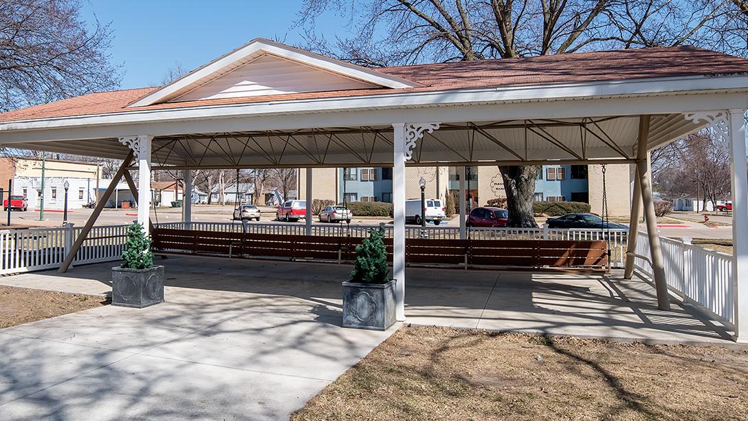 World's Largest Covered Porch Swing