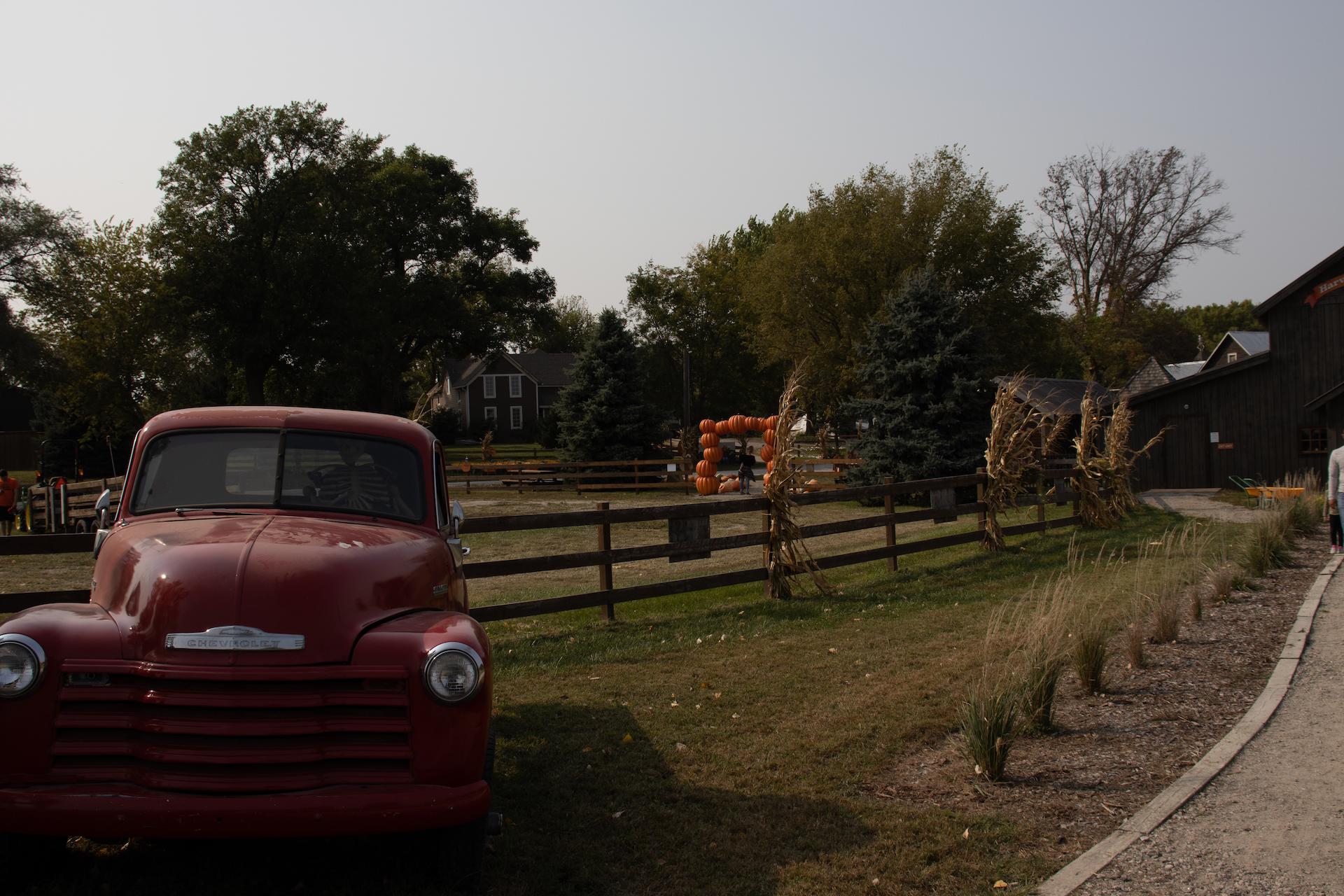 red truck at roca