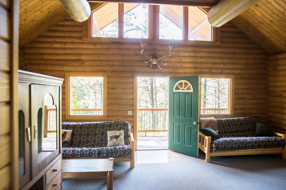 stone house cabin at Heartland Elk Guest Ranch