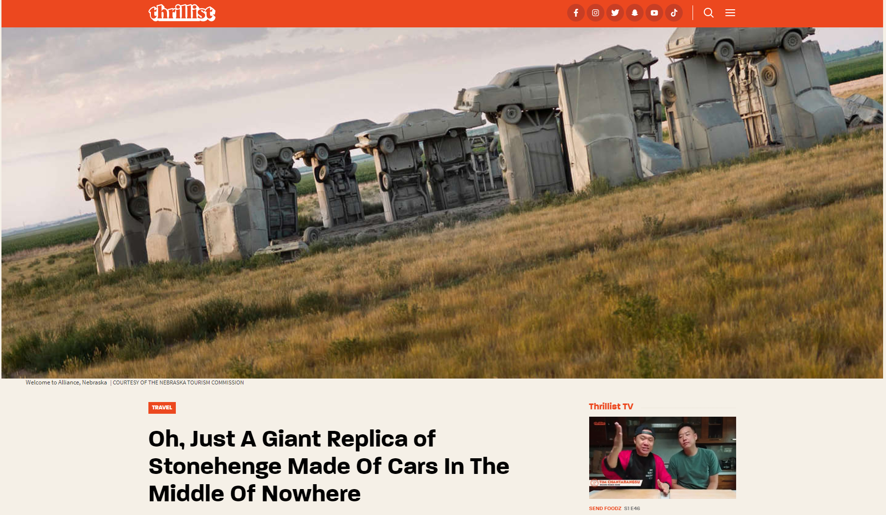 Thrillist Carhenge