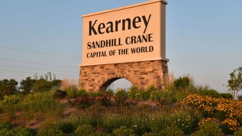 Kearney Sandhill Crane Sign