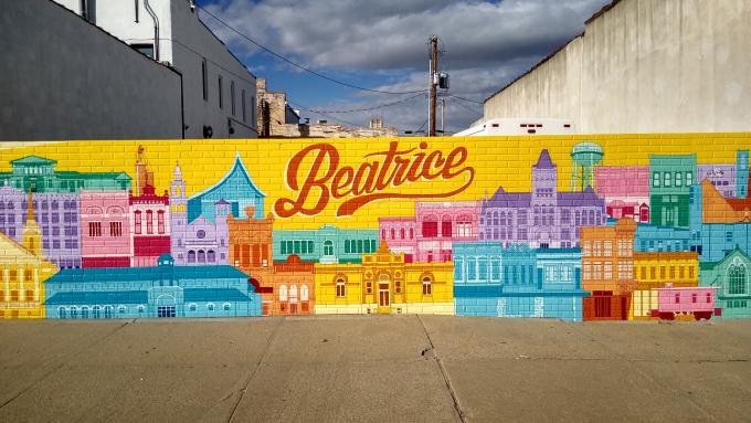 Beatrice Nebraska Mainstreet Mural